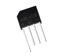 ZLGYGLEO 10 Pezzi KBL408 Raddrizzatore a Ponte 4A/800V KBL408G Stack a Ponte
