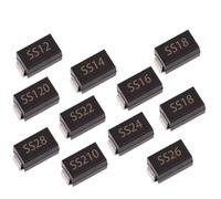 ZLGYGLEO 100 pz SMA diodo raddrizzatore M1 M4 M7 SS12 SS14 SS16 SS24 SS34 SS26 SS36 SS110 SS210 SS210 US1M RS2M RS1M ES1D 1N4007 DO-214AC(SS24 RS240 SMA)