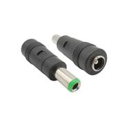 ZLGYGLEO 2/5 pezzi 5,5 x 2,1 a 6,3 x 3,0 mm Connettore di alimentazione CC maschio-femmina 6,3 * 3,0 a 5,5 * 2,1 mm Adattatore di conversione testa CC(5Pcs)