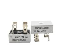 ZLGYGLEO 2/5PCS Raddrizzatore a Ponte KBPC1510 15A 1000V Kit raddrizzatori a Ponte for componenti elettronici(2pcs)