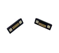 ZLGYGLEO 2 Pezzi 12 Pin 2A Impermeabile ad Alta Corrente Magnete Molla di aspirazione Pogo Pin connettore Maschio Femmina sonda DC Alimentazione di Ricarica connettore Magnetico(8 Pin)