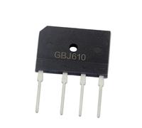 ZLGYGLEO 20/50/100/200/500 Pezzi GBJ610 Ponte raddrizzatore GBJ6M Ponte Stack 6A/1000V(20Pcs)