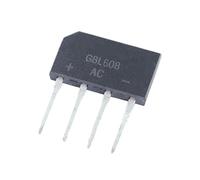 ZLGYGLEO 20/50/100/200/500 Pezzi GBL608 Ponte raddrizzatore GBL6K Ponte Stack 6A/800V(100Pcs)