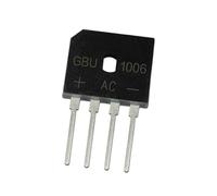 ZLGYGLEO 20/50/100/200/500 Pezzi GBU1006 Ponte raddrizzatore GBU10J Ponte Stack 10A/600V(100Pcs)
