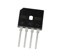 ZLGYGLEO 20/50/100/200/500 Pezzi GBU1010 Raddrizzatore a Ponte GBU10M Stack a Ponte 10A/1000V(50Pcs)
