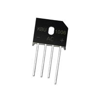 ZLGYGLEO 20/50/100/200/500 Pezzi KBU1006 Raddrizzatore a Ponte KBU10J Stack a Ponte 10 A/600 V(20Pcs)