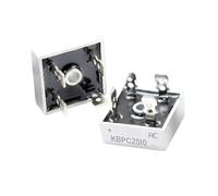 ZLGYGLEO 3/10/20/50/100 Pezzi KBPC2510 Raddrizzatore a Ponte Dip-4 Ponte Quadrato 25 A/1000 V(10Pcs)