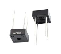 ZLGYGLEO 3/5 Pezzi KBPC608 Ponte raddrizzatore 6A/800V Dip-4 Ponte Quadrato(3Pcs)