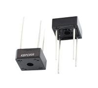 ZLGYGLEO 3/5 Pezzi KBPC806 Ponte raddrizzatore 8A/600V Dip-4 Ponte Quadrato(3Pcs)