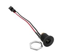 ZLGYGLEO 3 Pezzi DC022 5,5 x 2,1 mm DC Jack Femmina Montaggio a Pannello a JST PH 2,0 mm 2 Pin Maschio Cavo connettore Lunghezza 20 cm 26 AWG