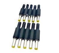 ZLGYGLEO 5-10 pezzi 5 pezzi Maschio DC Power 5.5 * 2.1MM 5.5 * 2.5MM 30V 1A Connettori elettrici Maschio Montaggio Jack Terminali Filo Adattatore(5.5-2.5,MALE INSERT_5PCS)