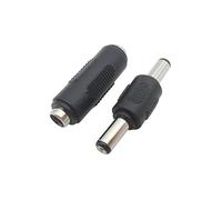 ZLGYGLEO 5,5 * 2,1 mm DC Doppio connettore Jack Maschio-Maschio Presa di Alimentazione Adattatore for Montaggio a Pannello con Filo Femmina-Femmina(5Pcs Male)