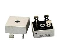 ZLGYGLEO 5 Pezzi KBPC5010 Ponte raddrizzatore 50A 1000 V 5010 KBPC3510 KBPC2510 KBPC1510(Color:KBPC3510)