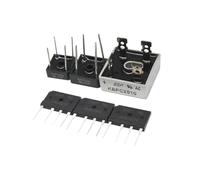ZLGYGLEO 5 Pezzi Raddrizzatore a Ponte a diodi KBPC5010 KBPC3510 KBPC2510 KBPC1010 KBPC1510 GBJ1510 GBJ2510 GBJ3510 GBU1510 GBU3510 Kit raddrizzatori(KBPC2510)