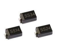 ZLGYGLEO 50 pz Diodo raddrizzatore SS12 SS14 SS16 SS22 SS24 SS28 SS34 SS36 SS54 SS56 SMA 1A 3A40V DO-214AC Diodi Schottky(SS56-SMA)