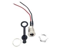 ZLGYGLEO 5pcs 5.5 * 2.5mm impermeabile DC099 5521 5525 DC Power Jack Socket Femmina Montaggio a Pannello Connettore MetalWith Nut Snap DC-099 5.5 * 2.5 (A 5.5-2.1)