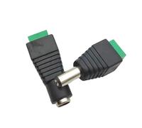 ZLGYGLEO 5Set 5 Pezzi 3,5 mm x 1,35 mm Adattatore di Alimentazione CC Femmina Maschio Adattatore Jack Femmina Connettore Presa Maschio Verde(Female)