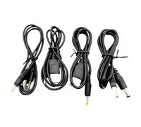 ZLGYGLEO Adattatore di alimentazione CC USB da 50 pezzi, converte in 2,5 * 0,7/3,5 * 1,35/4,0 * 1,7/5,5 * 2,1 con connettore for cavo, cavo di alimentazione(5.5-2.5mm)