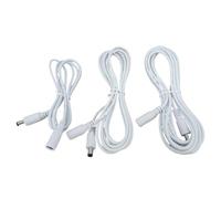 ZLGYGLEO Cavo di prolunga Adattatore for Alimentazione CC da Femmina a Maschio da 1 m a 5 m Bianco 12 V 22 awg 5,5 x 2,1 mm(3 mins)