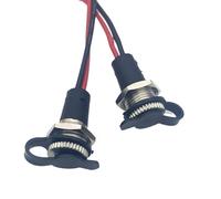 ZLGYGLEO Cavo di Ricarica Impermeabile IP68 5521/5525 Presa di Alimentazione CC Presa Femmina Jack Pannello Montaggio Connettore Adattatore Saldare con Dado Snap(5.5-2.1mm,5 PCS)