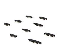 ZLGYGLEO Connettore magnetico femmina 2Pin 4Pin 5Pin 2,54mm 2,8mm Presa di alimentazione con magnete CC a molla(5Pin 2.54mm,1PCS)