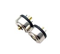 ZLGYGLEO Connettore pogo Pin a Molla di aspirazione Magnetica Rotonda da 10 mm e 10 A, connettore Magnetico di Ricarica con sonda Maschio-Femmina CC