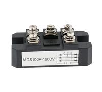 ZLGYGLEO Modulo raddrizzatore trifase MDS100A 1600V 5 terminali 3 Fasi diodo a Onda Intera modulo in Alluminio 5P raddrizzatore a Ponte