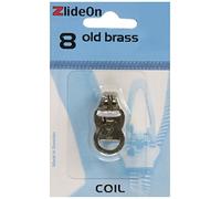 Zlide su Zipper Pull Replacements Coil 8, Old Brass