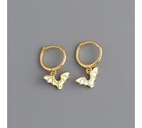 ZLING Orecchini A Bottone con Nappa di Pipistrello di Halloween alla Moda per Le Donne Accessori di Gioielli per Animali da Festa in Argento Sterling 925 Reali