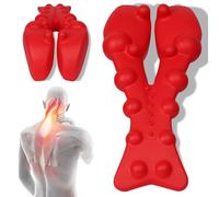 Zlisnahy Cuscino per massaggio cervicale, massaggiatore per punti trigger per alleviare il dolore al collo, spalle e schiena, strumento di rilascio miofasciale, sollievo da tensione e mal di testa e