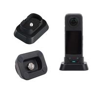 ZLiT Base da tavolo per fotocamera Insta360 X4, supporto verticale portatile per Insta360 X4, base per fotocamera desktop (nero)