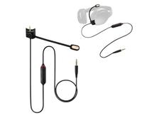 ZLiT Cavo microfono per cuffie da gioco Bose QC35, riduzione del rumore, linea microfono staccabile di prima e seconda generazione, cavo universale per cuffie da gioco QC35