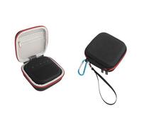 ZLiT Custodia da viaggio per altoparlante portatile Bose SoundLink Micro di seconda generazione, custodia portatile con cinturino da polso e moschettone (nero)