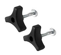 ZLKSKER Set di 2 manopole per maniglia tosaerba, bulloni a dado, manico triangolare di fissaggio, set di viti di ricambio per tosaerba Honda e altri tosaerba