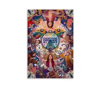 ZLLFES Poster da parete su tela, con scritta "Everything Everywhere All at One", stile moderno e semplice, adatto per varie scene di vita, è anche un ottimo regalo di compleanno come souvenir, senza