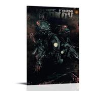 ZLLFES Poster su tela da parete con scritta "Escape from Tarkov", stile semplice e moderno, adatto per varie scene di vita, è anche un ottimo regalo di compleanno come souvenir a scelta con cornice