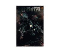 ZLLFES Poster su tela da parete con scritta "Escape from Tarkov", stile semplice e moderno, adatto per varie scene di vita, è anche un ottimo regalo di compleanno come souvenir, senza cornice, stile