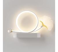 ZLLFHS a LED Decorativa Acrilico W, Lampada Moderna Rotonda, Applique Parete in modalità Colore Soggiorno, Camera da Letto, apparecchio di Illuminazione per Interni, 15,3 Pollici