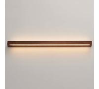 ZLLFHS Applique da Parete, Applique Lunga in Legno per Interni LED Applique da Parete lineare Corpo Leggero in Legno con Paralume in Acrilico Moderno - lampade da Parete compatibili con Camera da