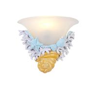 ZLLFHS Illuminazione da Parete Moderna nordica Applique da Parete in Resina con Paralume in Vetro Bianco Lampada da Parete Creativa E27 Lampada da Comodino Lampada da Parete Sfondo Decorazione da