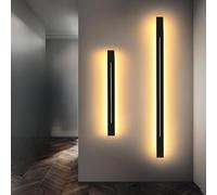 ZLLFHS Lampada da Parete a Striscia Lunga Lampada da Parete lineare nordica Barra da Parete Vanity Sfondo Decorazione Lampade per Scale Camera da Letto Luce Calda/Luce Neutra/Luce Bianca
