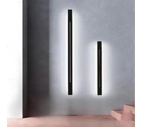 ZLLFHS Lampada da Parete a Striscia Lunga Lampada da Parete lineare nordica Barra da Parete Vanity Sfondo Decorazione Lampade per Scale Camera da Letto Luce Calda/Luce Neutra/Luce Bianca