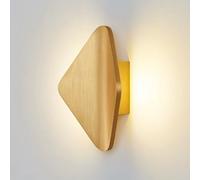 ZLLFHS Lampada da Parete Diamond Lampada da Parete in Metallo Alluminio con Finitura Spazzolata Lampada da Parete Decorativa per corridoio - 6W - Lampade notturne minimaliste da 3000K