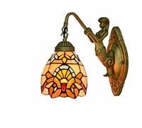 ZLLFHS Lampada da Parete, Lampada da Parete Colorata con 1 Luce Decorativa D'antiquariato per Il Corridoio Accanto al Soggiorno Camera da Letto