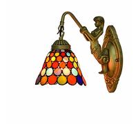 ZLLFHS Lampada da Parete, Lampada da Parete Colorata con 1 Luce Decorativa D'antiquariato per Il Corridoio Accanto al Soggiorno Camera da Letto