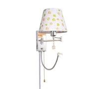 ZLLFHS Lampade da parete Porta di ricarica USB Lampada da parete con braccio oscillante Lampada da presa cromata per camera da letto Comodino Lettura di casa Soggiorno Corridoio di casa Sala da pranzo