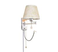 ZLLFHS Lampade da parete Porta di ricarica USB Lampada da parete con braccio oscillante Lampada da presa cromata per camera da letto Comodino Lettura di casa Soggiorno Corridoio di casa Sala da pranzo