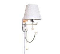 ZLLFHS Lampade da parete Porta di ricarica USB Lampada da parete con braccio oscillante Lampada da presa cromata per camera da letto Comodino Lettura di casa Soggiorno Corridoio di casa Sala da pranzo