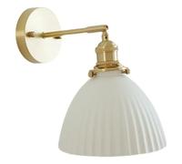 ZLLFHS Pullo a Catena a Catena Lampade a Parete Lampada per Camera da Letto Specchio da Bagno Accanto alla Lampada Ceramica in Ceramica sconde murale, Lampada a Parete