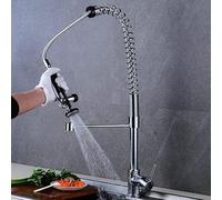 ZLLFHS Rubinetto, Rubinetto del lavello da Cucina per Commerciale, rubinetti da Cucina, Rubinetto dell'Acqua Fredda Calda per Cucina, Mixer per lavandino a Tre Modi, Rubinetto da Cucina rifinita